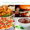 Recettes saines de fast food - synergie alimentaire