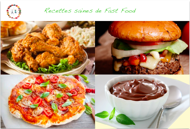 Recettes saines de fast food - synergie alimentaire