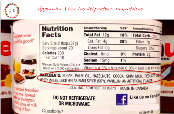 apprendre à lire les étiquettes alimentaires - synergie alimentaire