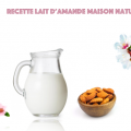 recette lait d'amande maison nature